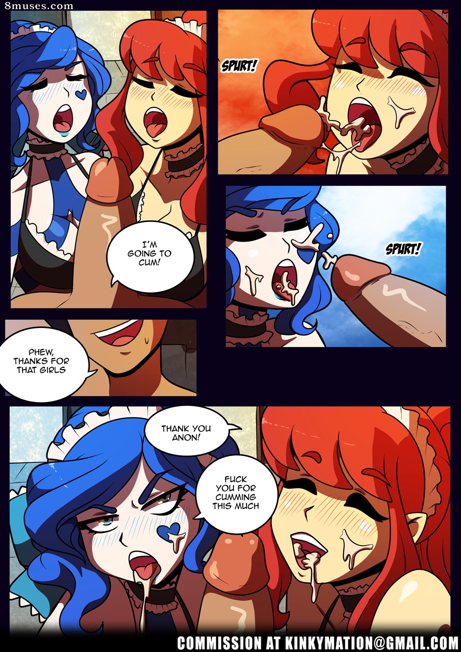 Kinkymation Comics - Empregada doméstica de aniversário - Página 3