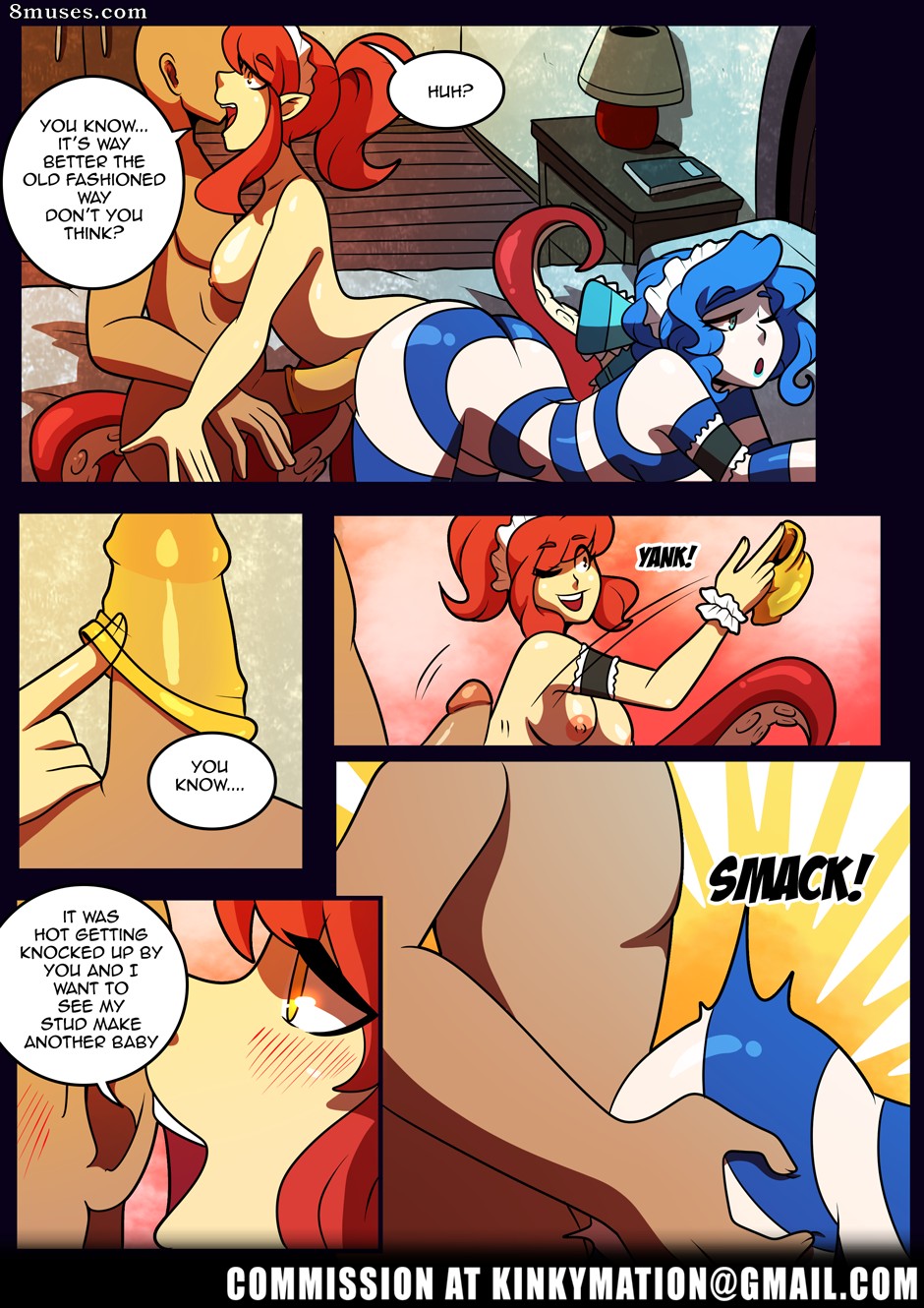 Kinkymation Comics - Criada de cumpleaños - Página 8
