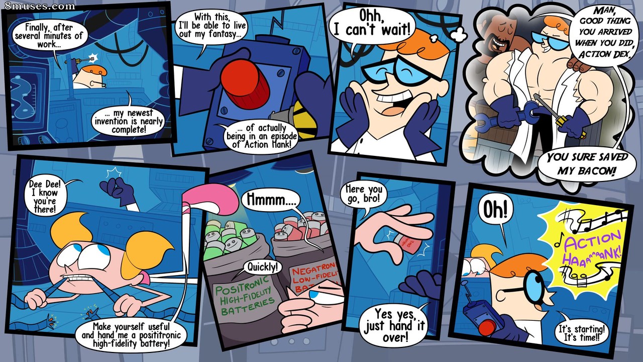 Blargsnarf Comics - Dexter's Laboratory - Action Skank - Extended Features - Page 2