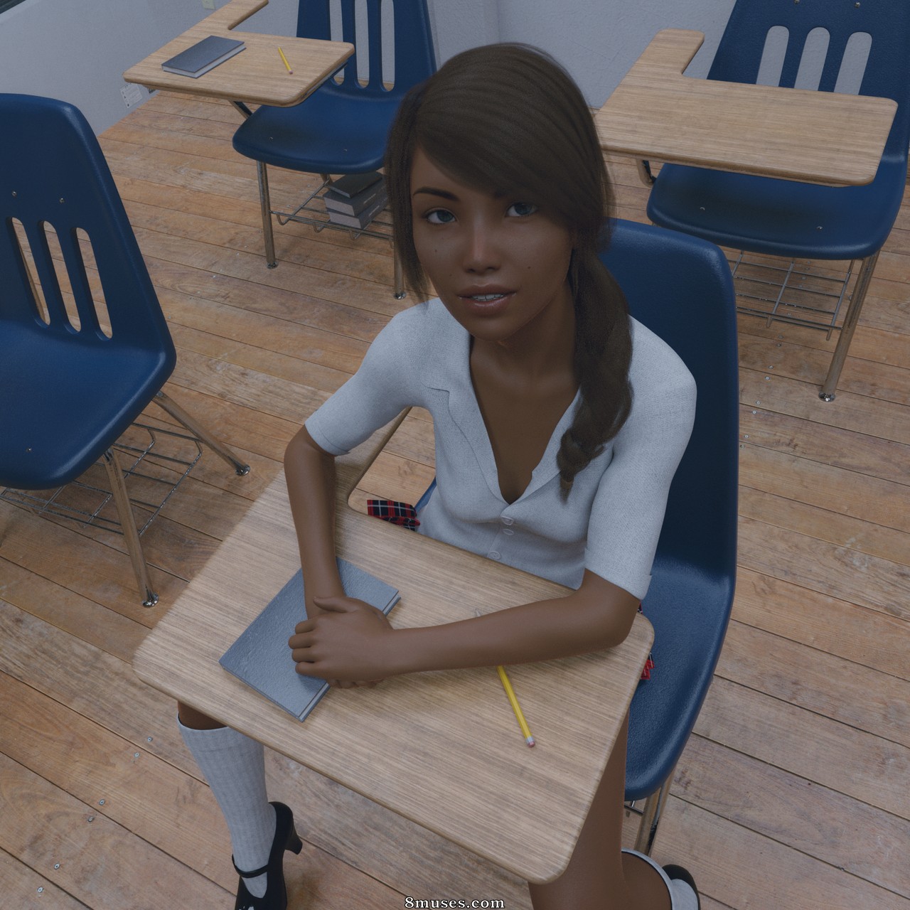 DitzyDoesDigital - Detention - Page 1