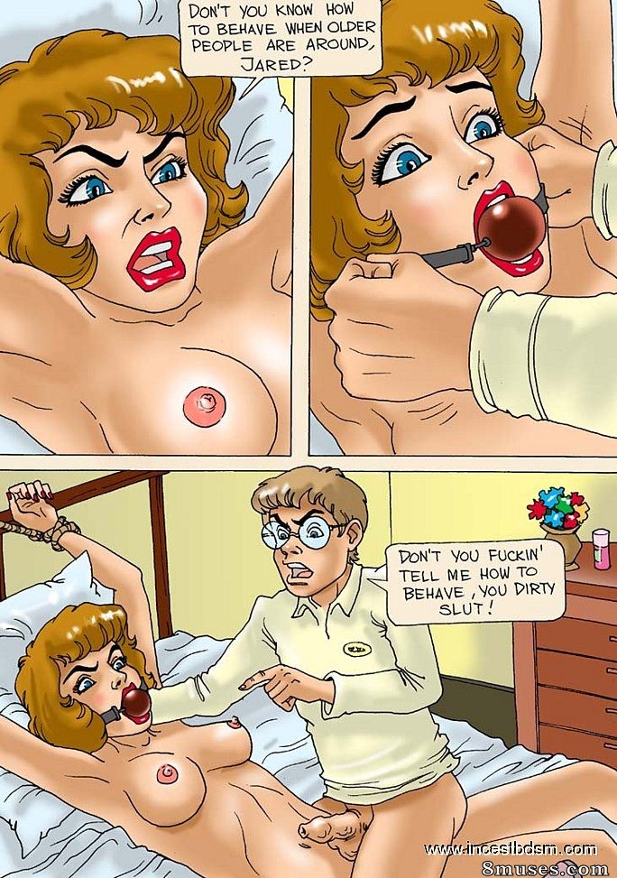 IncestBDSM.com Comics - Mãe promíscua é domesticada - Página 7