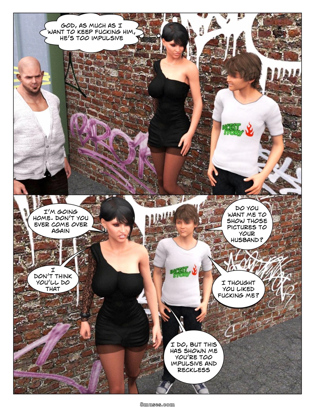 Icstor Comics - Historia incestuosa - Parte 7- Tía - Página 54