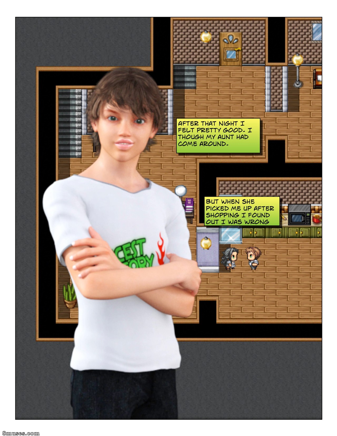 Icstor Comics - Incest Story - Part 7- Auntie - Page 50