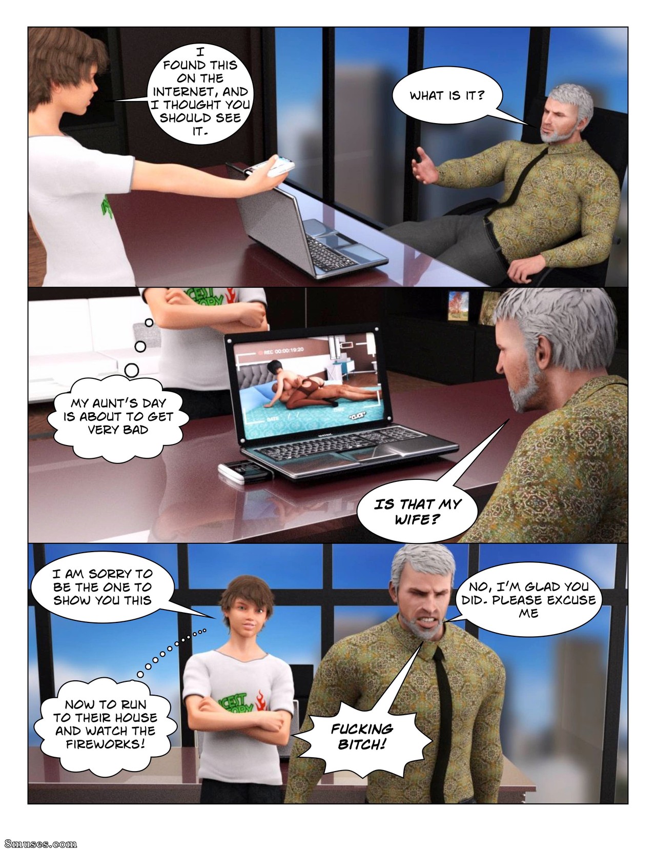 Icstor Comics - Incest Story - Part 7- Auntie - Page 56