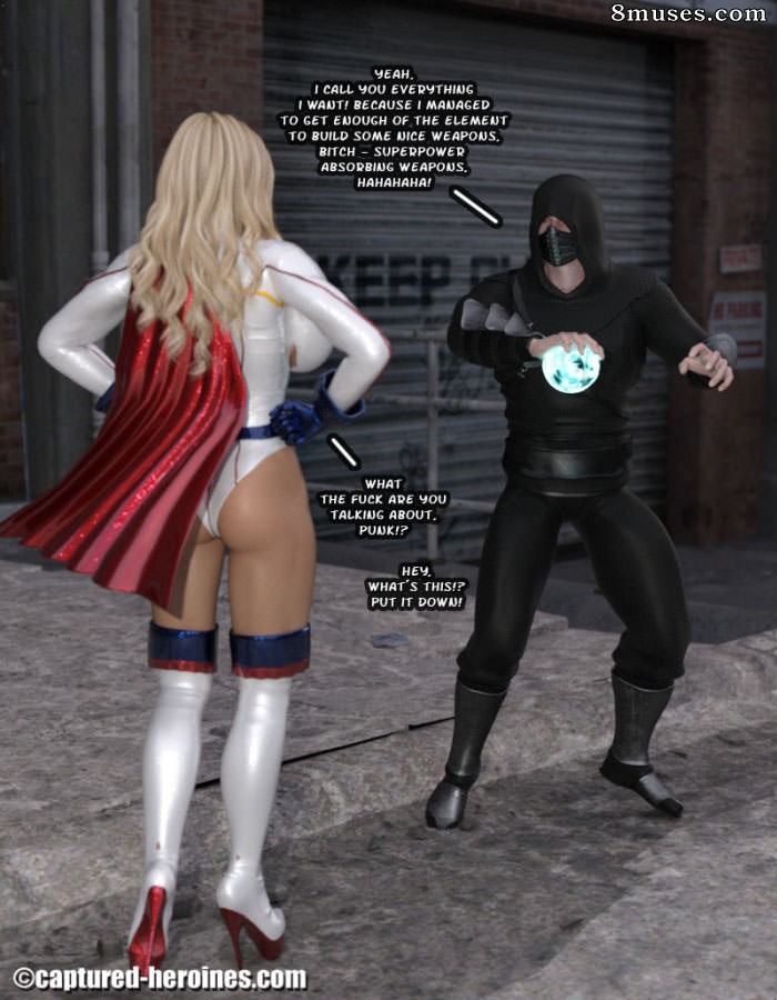 Captured-Heroines Comics - Derrota de Powerwoman - Página 6