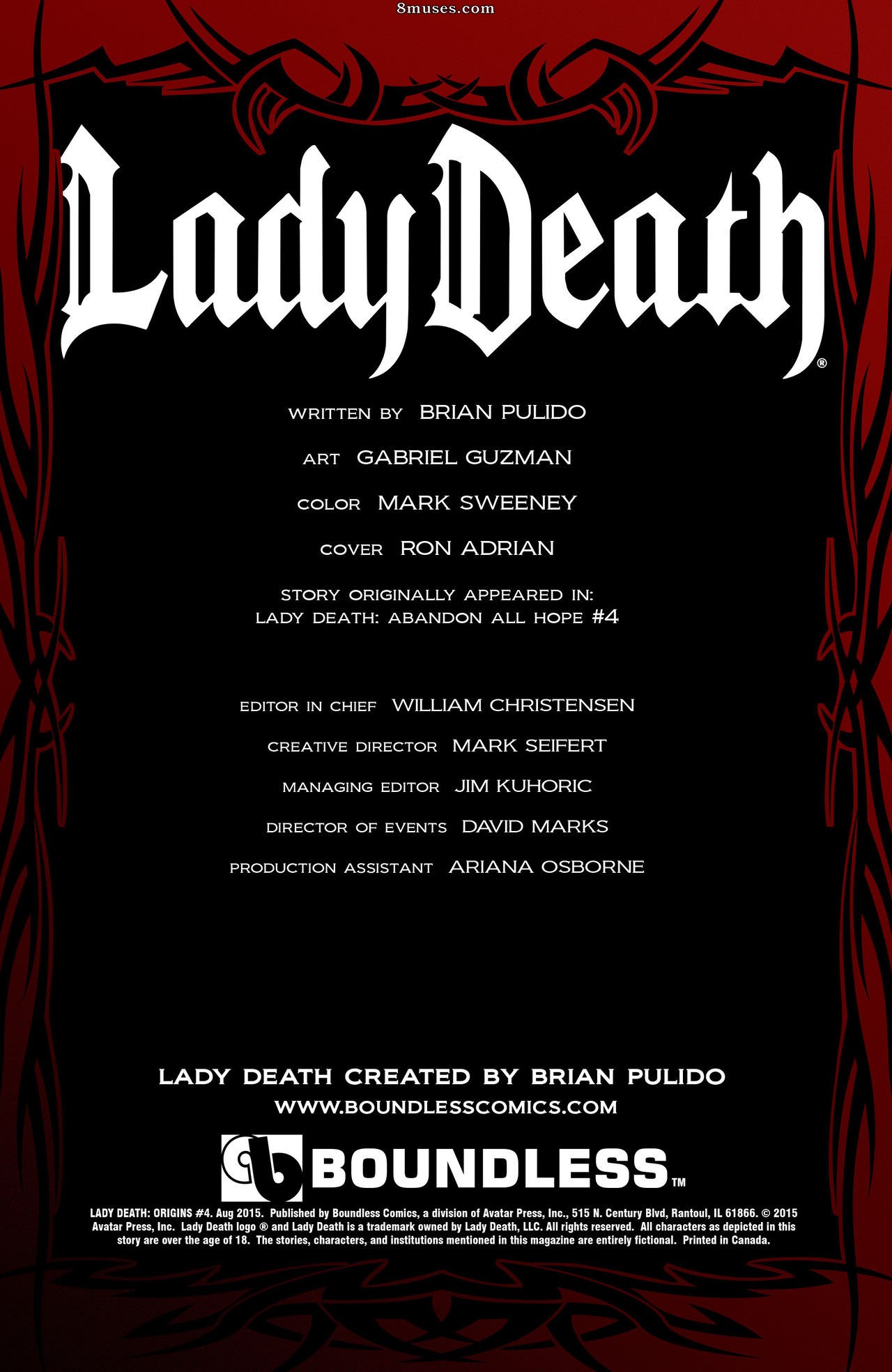 Lady Muerte - Orígenes - Número 4 - Página 2