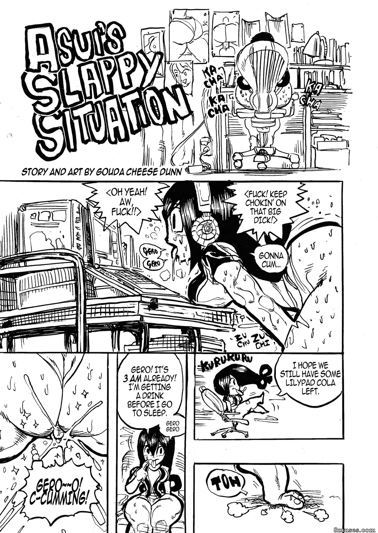 Garison Dunn Comics - Asui's Slappy Situation - Page 1