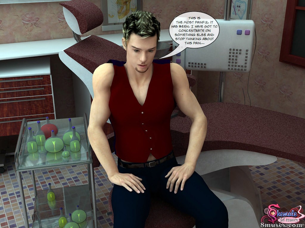 Shemale3DComics.com Collection - No dentista - Página 7