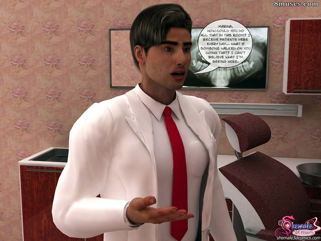 Shemale3DComics.com Collection - No dentista - Página 22
