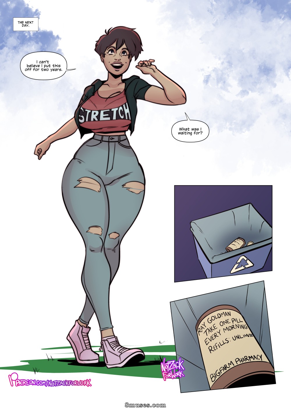 NotZackForWork Comics - Oh Gosh! I Can't Believe I Fell Asleep During The Lecture And Woke Up With No - Page 9