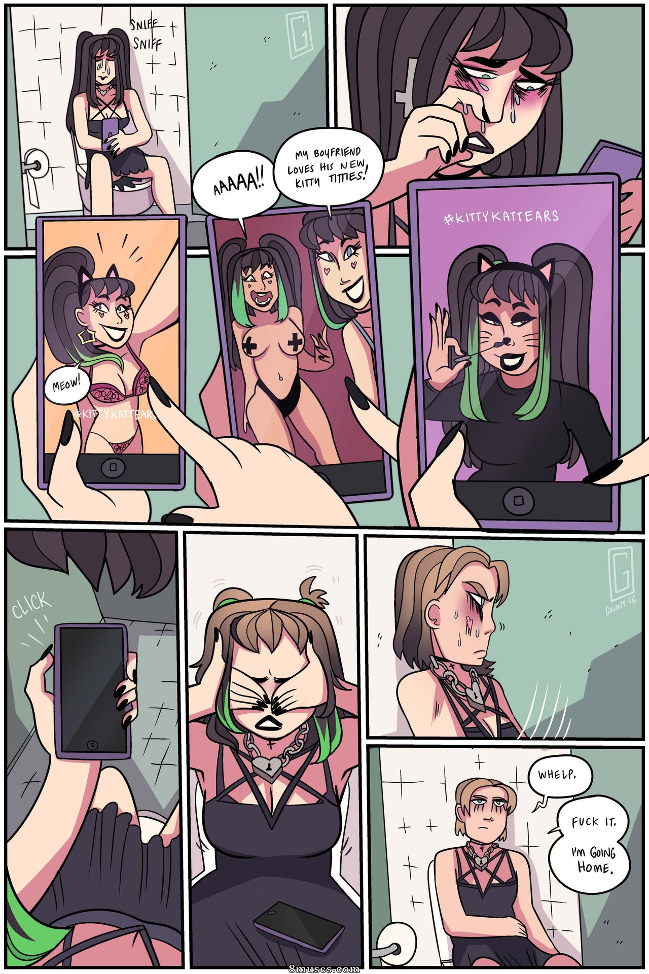 Grumpy-TG - Socorro! As Garotas-Elo Stolei meu Corpo - Página 10