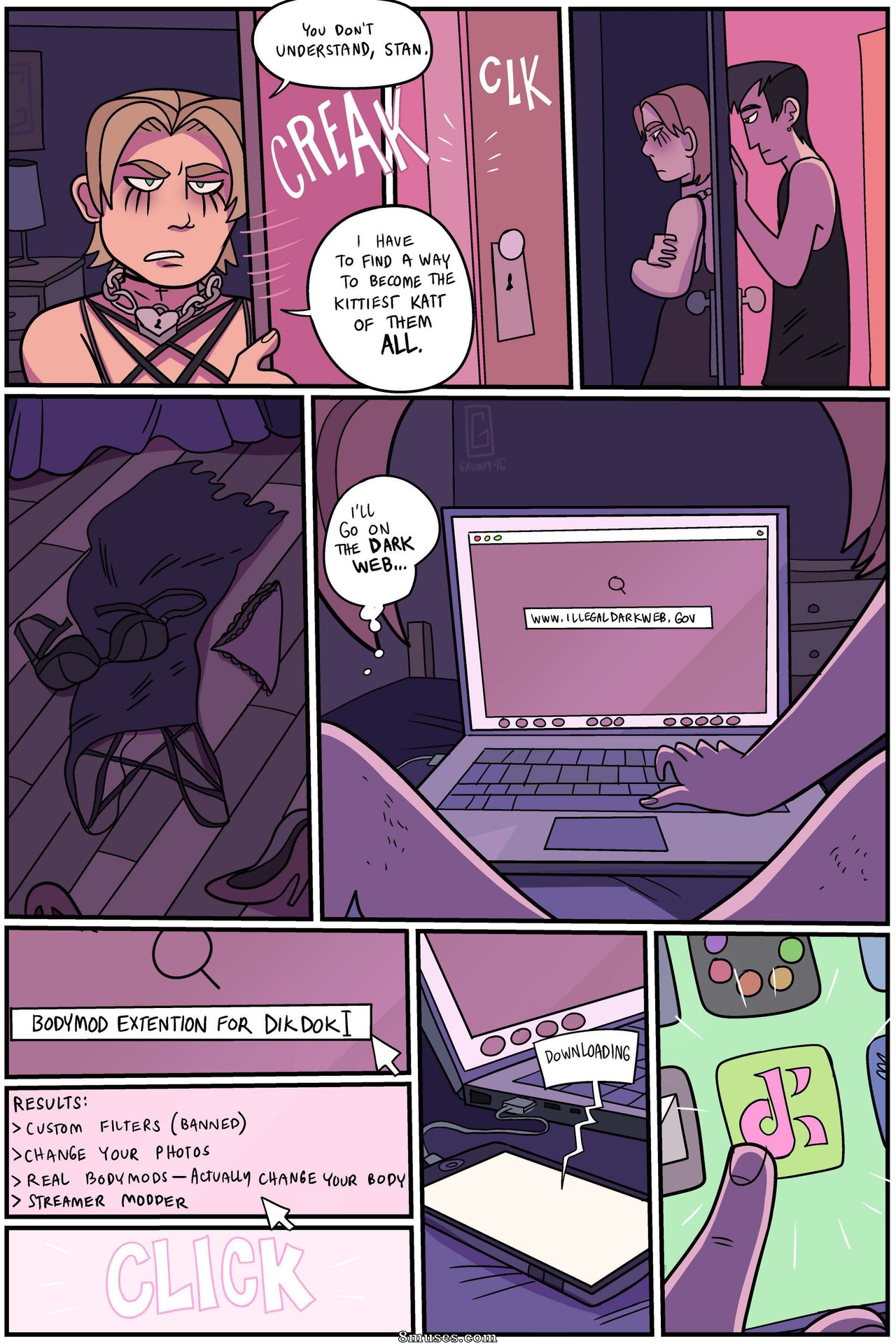 Grumpy-TG - Socorro! As Garotas-Elo Stolei meu Corpo - Página 13