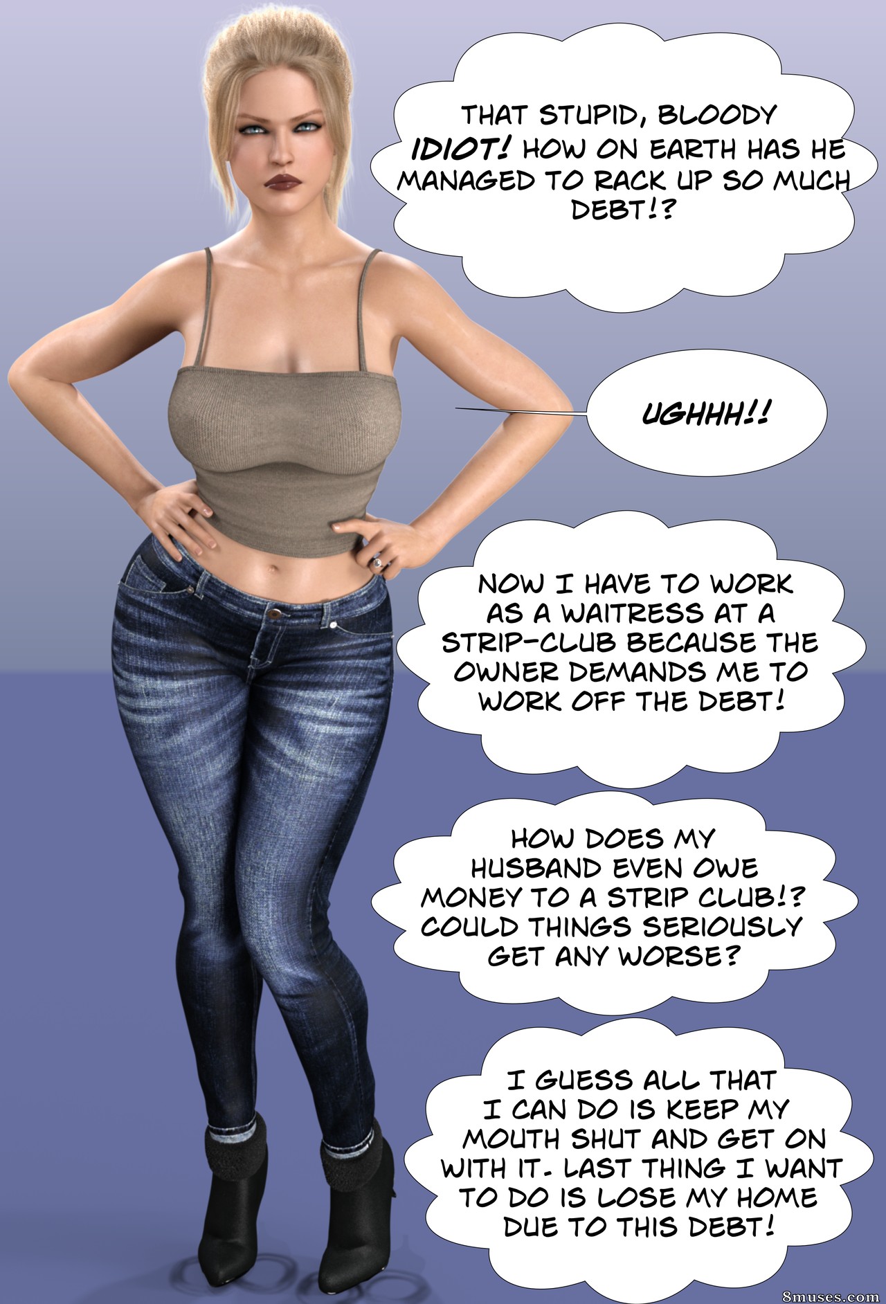 Commissions - Barbara's BBWification - Page 1