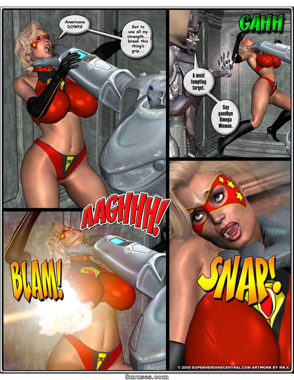 Superheroine Central Comics - Mlle Américaine et Omega Woman - Le terrorisme frappe - Page 108