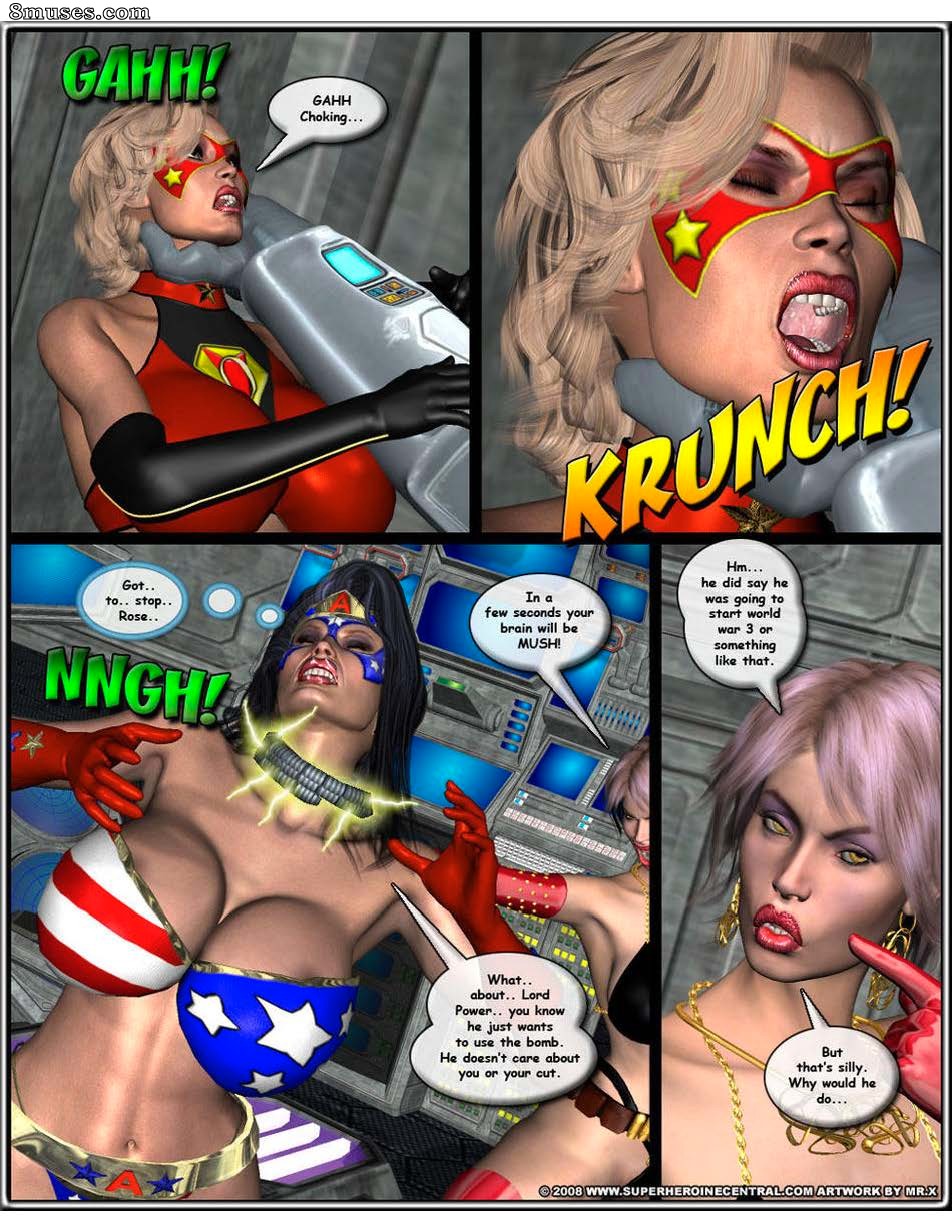 Superheroine Central Comics - Mlle Américaine et Omega Woman - Le terrorisme frappe - Page 99