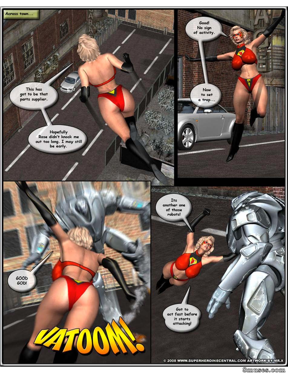 Superheroine Central Comics - Ms Americana and Omega Woman - Terror Strikes - Page 37
