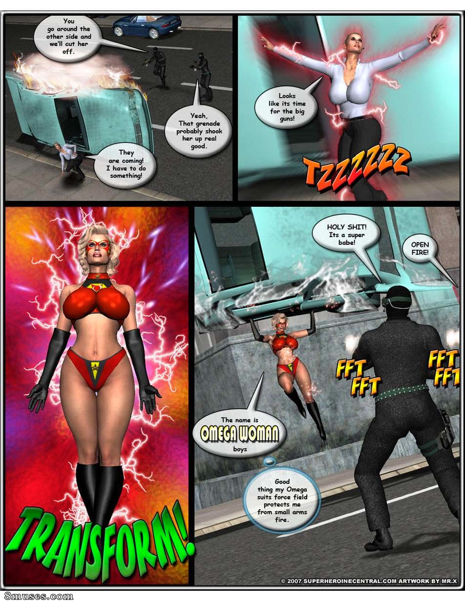 Superheroine Central Comics - Mlle Américaine et Omega Woman - Le terrorisme frappe - Page 10
