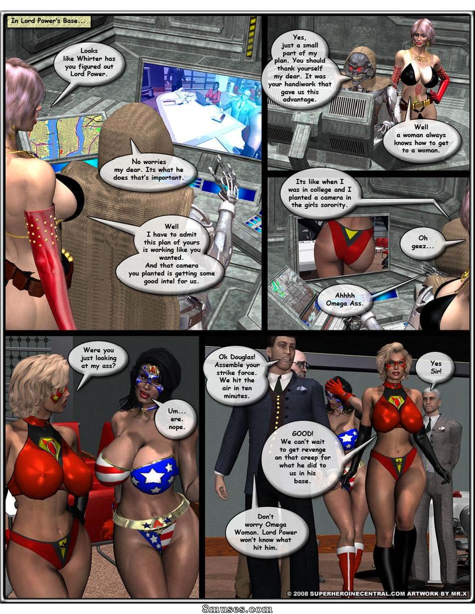 Superheroine Central Comics - Ms Americana and Omega Woman - Terror Strikes - Page 76