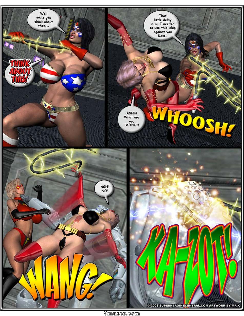 Superheroine Central Comics - Mlle Américaine et Omega Woman - Le terrorisme frappe - Page 100