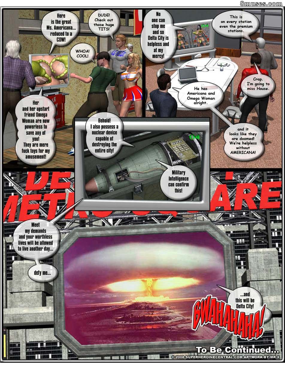 Superheroine Central Comics - Mlle Américaine et Omega Woman - Le terrorisme frappe - Page 64
