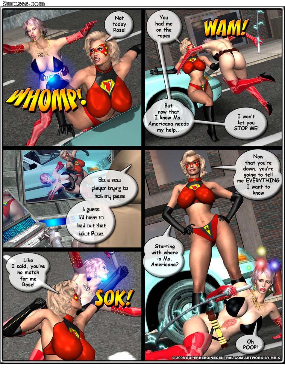 Superheroine Central Comics - Mlle Américaine et Omega Woman - Le terrorisme frappe - Page 17
