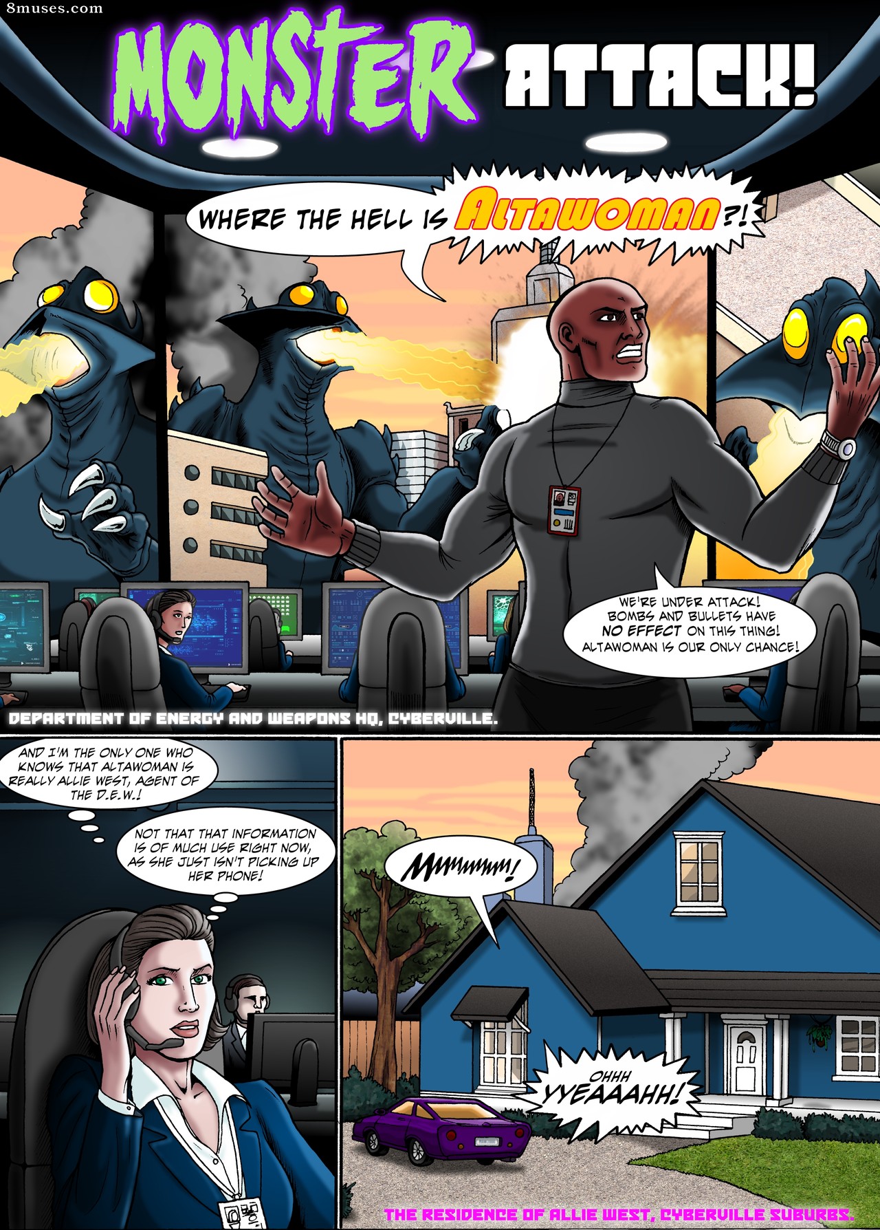 Manic Comics - Art - Page 1