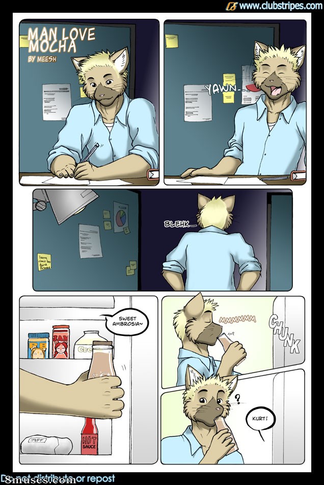 Quadrinhos - Amor de homem por mocha - Página 1