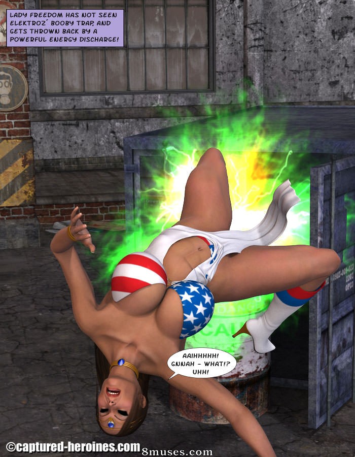 Captured-Heroines Comics - Lady Libertad - Página 40