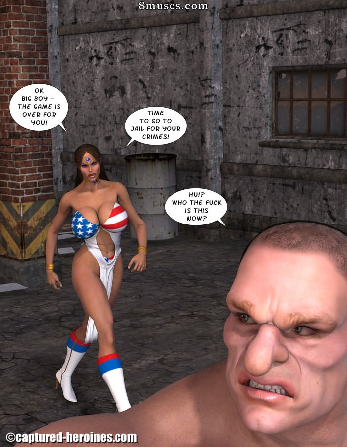Captured-Heroines Comics - Lady Libertad - Página 34