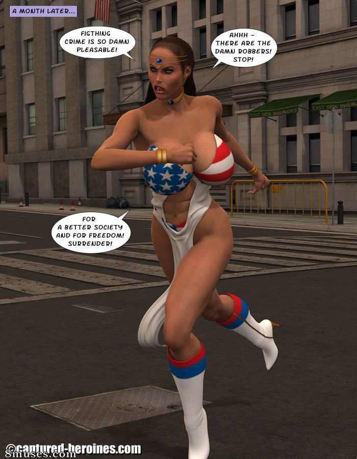 Captured-Heroines Comics - Lady Libertad - Página 29