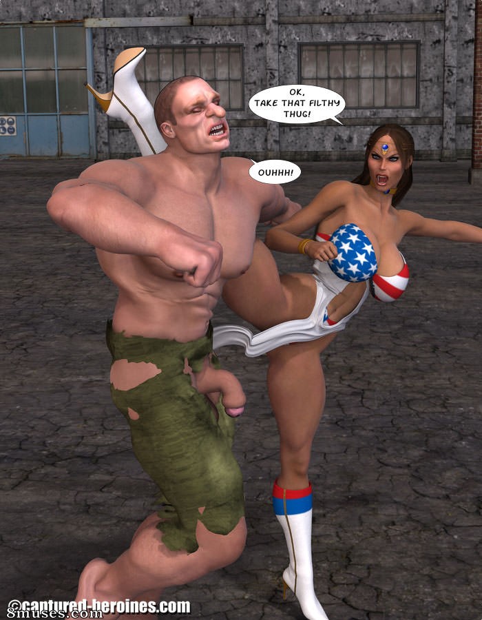 Captured-Heroines Comics - Lady Libertad - Página 37