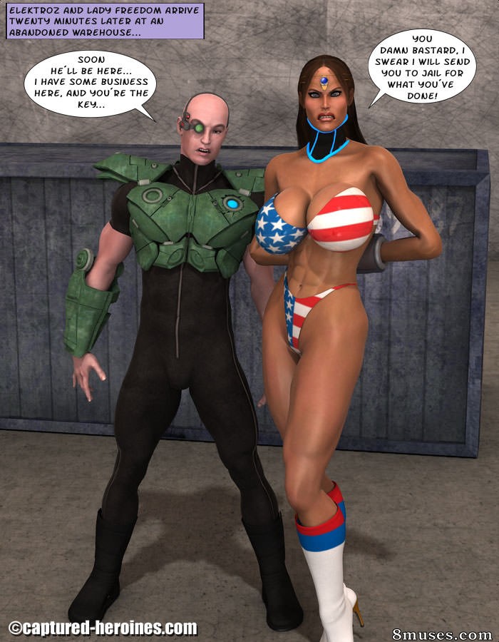 Captured-Heroines Comics - Lady Freedom - Page 177