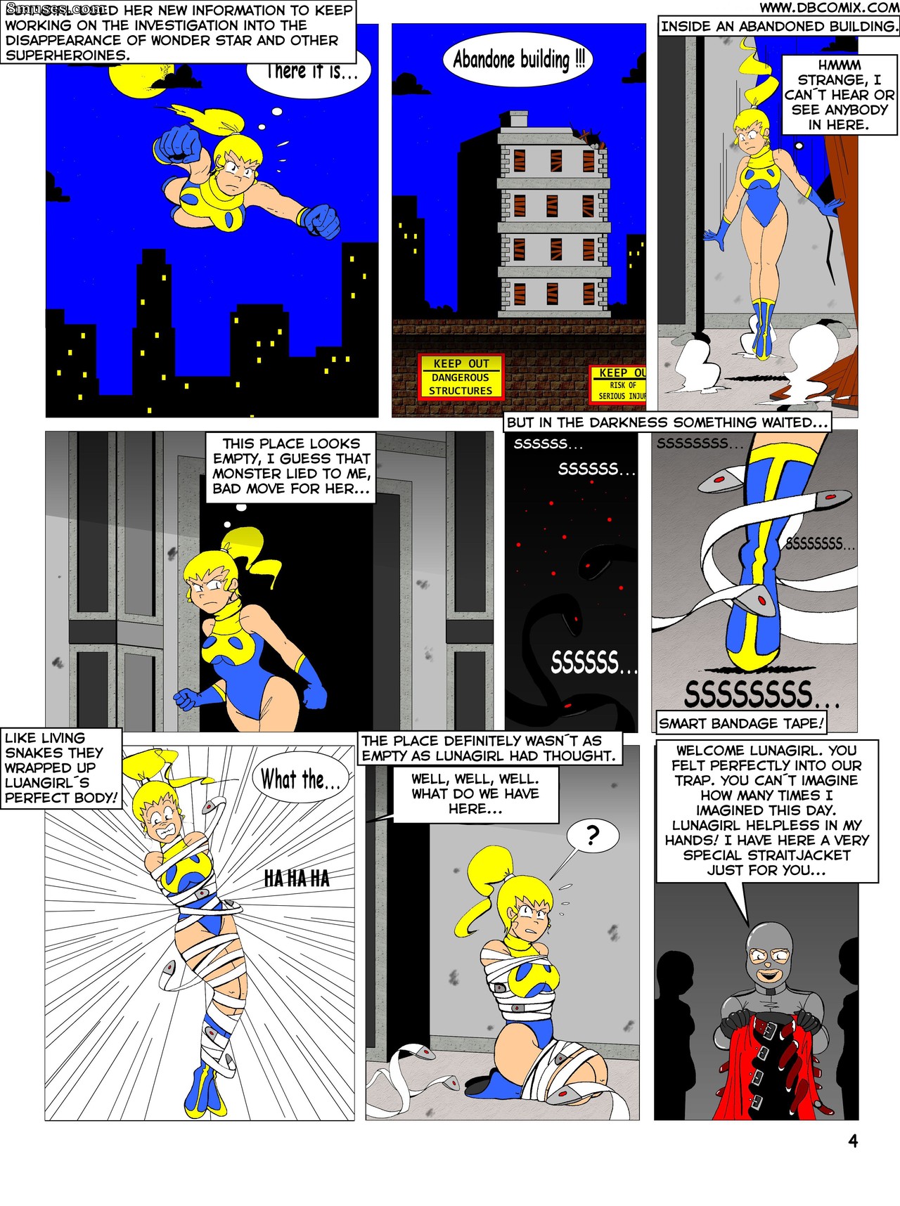 DBComix - Deviant Bondage Comics - Lunagirl Visits Asylum - Page 14