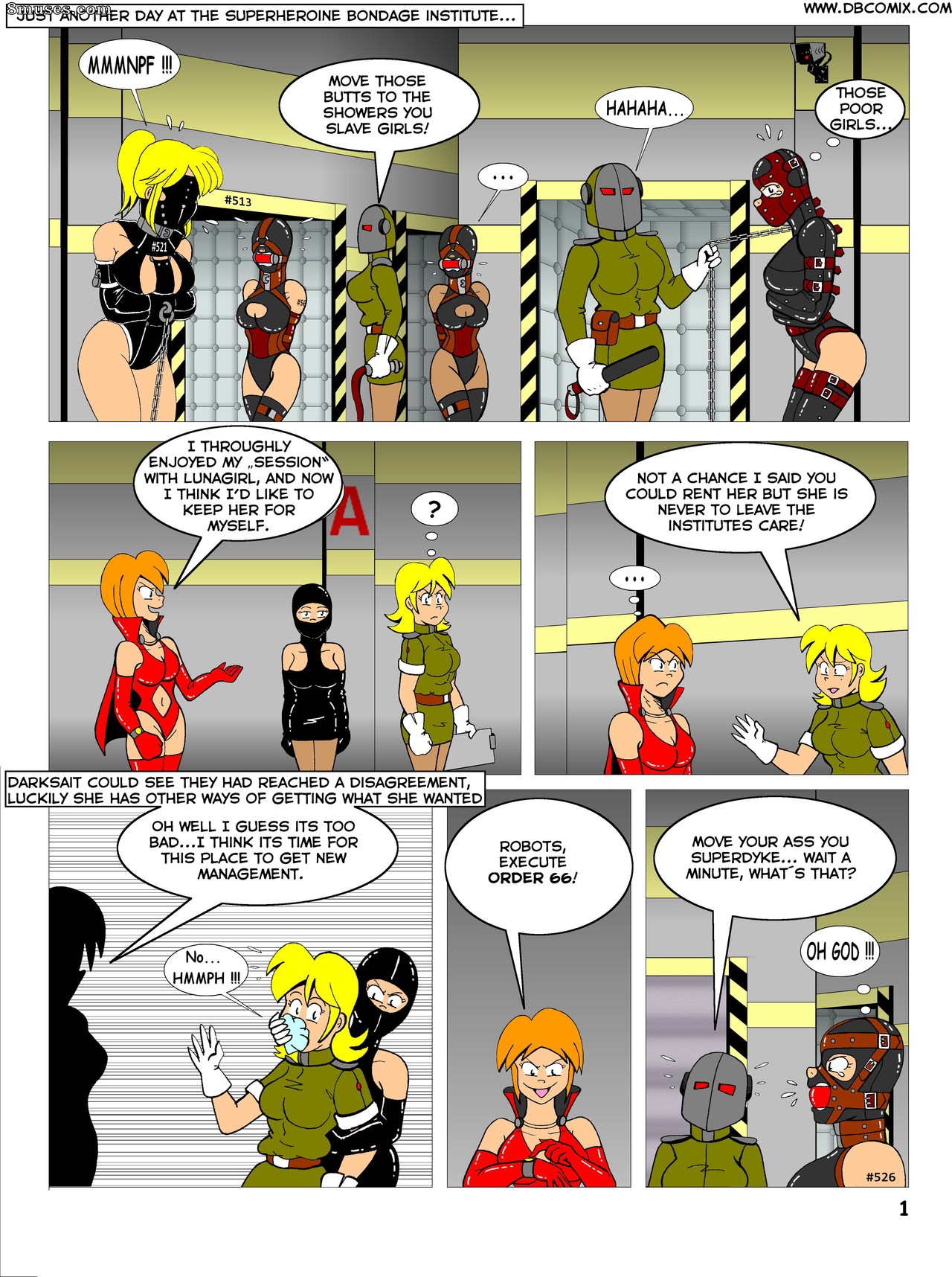 DBComix - Deviant Bondage Comics - Lunagirl Visits Asylum - Page 30