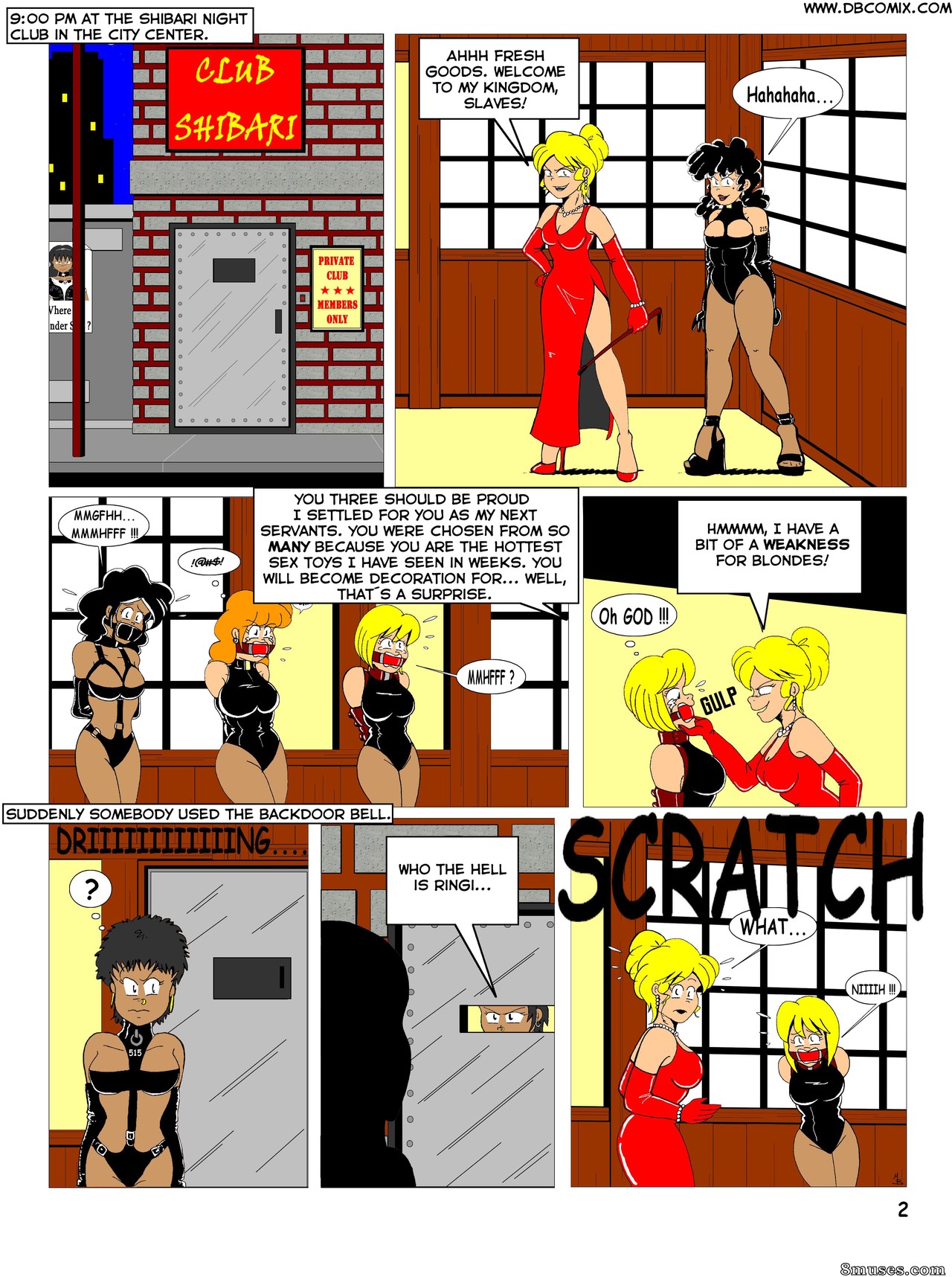 DBComix - Deviant Bondage Comics - Chica lunática visita el manicomio - Página 12