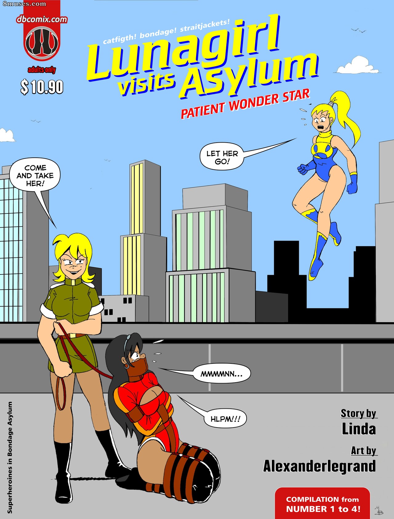 DBComix - Deviant Bondage Comics - Lunagirl Visits Asylum - Page 1