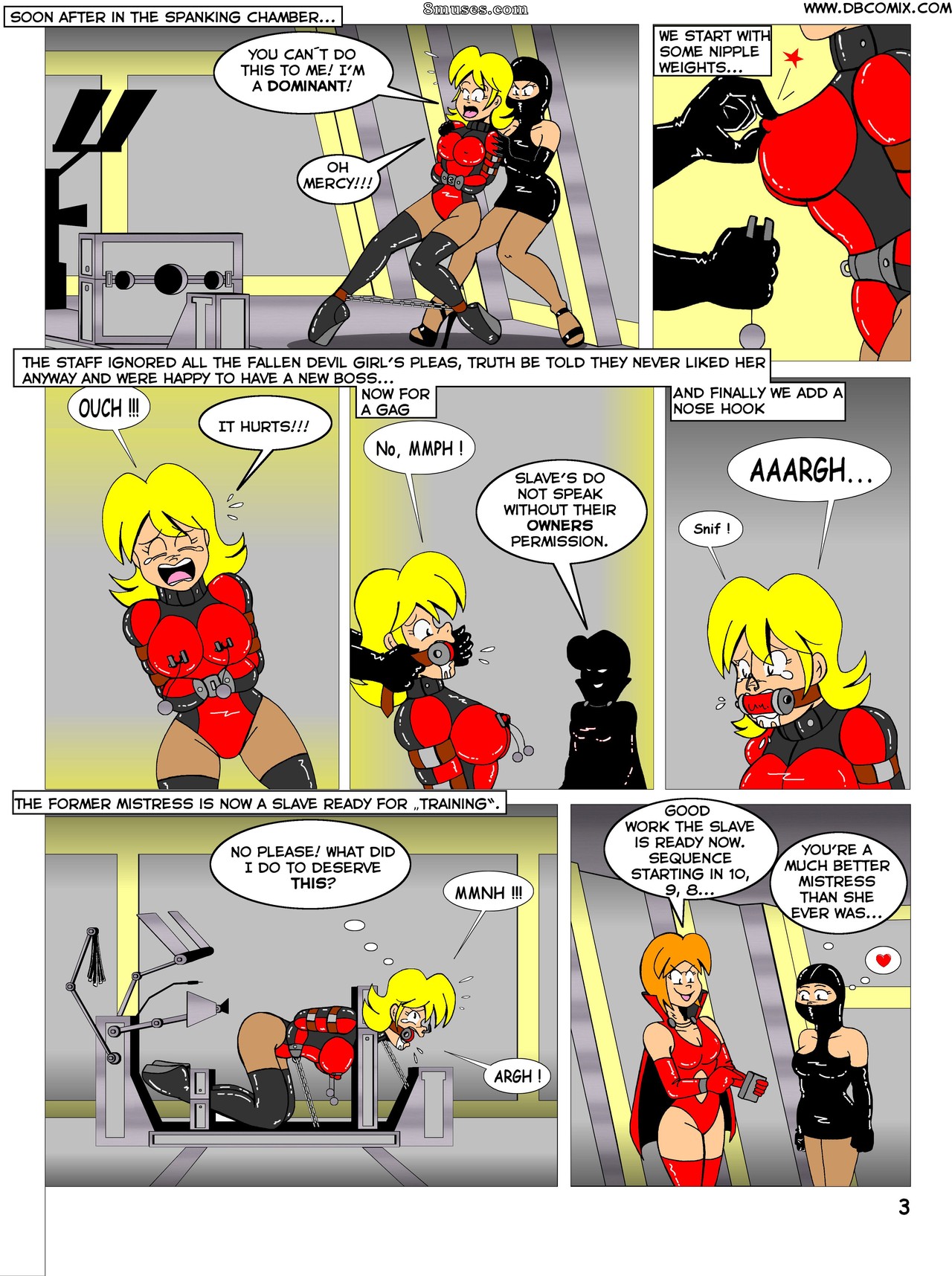 DBComix - Deviant Bondage Comics - Lunagirl Visits Asylum - Page 32