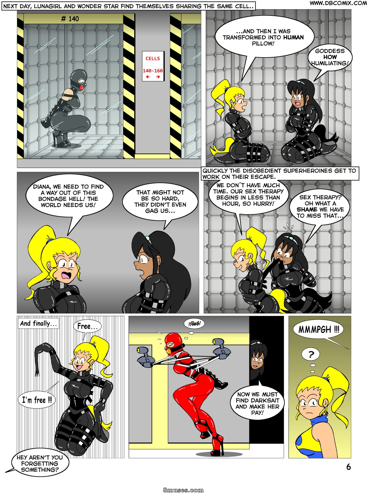 DBComix - Deviant Bondage Comics - Menina lua visita o hospício - Página 35