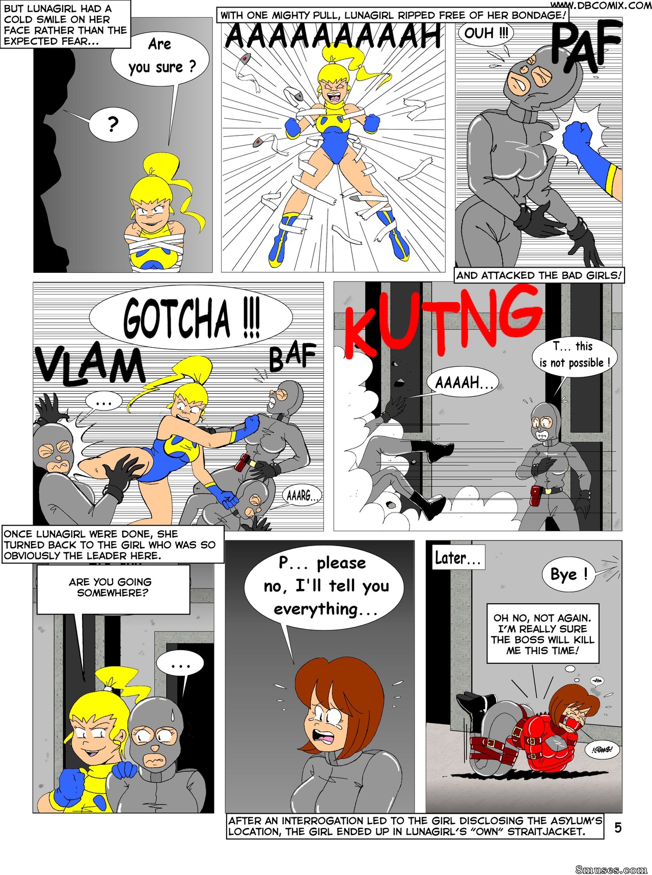DBComix - Deviant Bondage Comics - Lunagirl Visits Asylum - Page 15