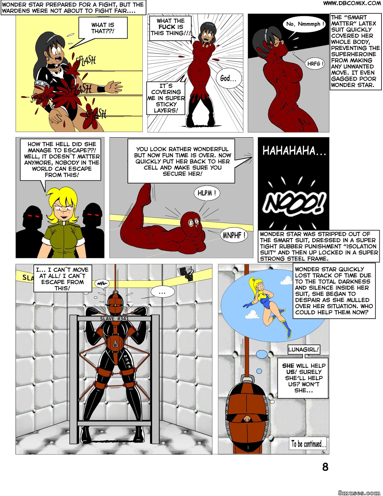 DBComix - Deviant Bondage Comics - Chica lunática visita el manicomio - Página 9