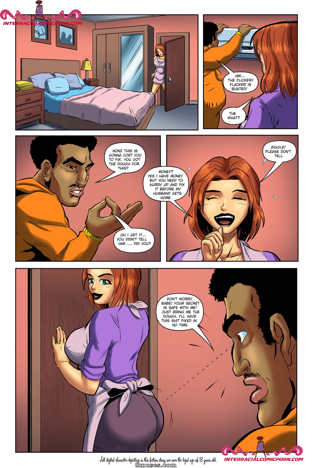 InterracialComicPorn.com Comics - El hombre AC - Página 3