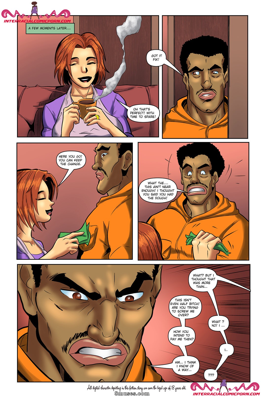 InterracialComicPorn.com Comics - El hombre AC - Página 4