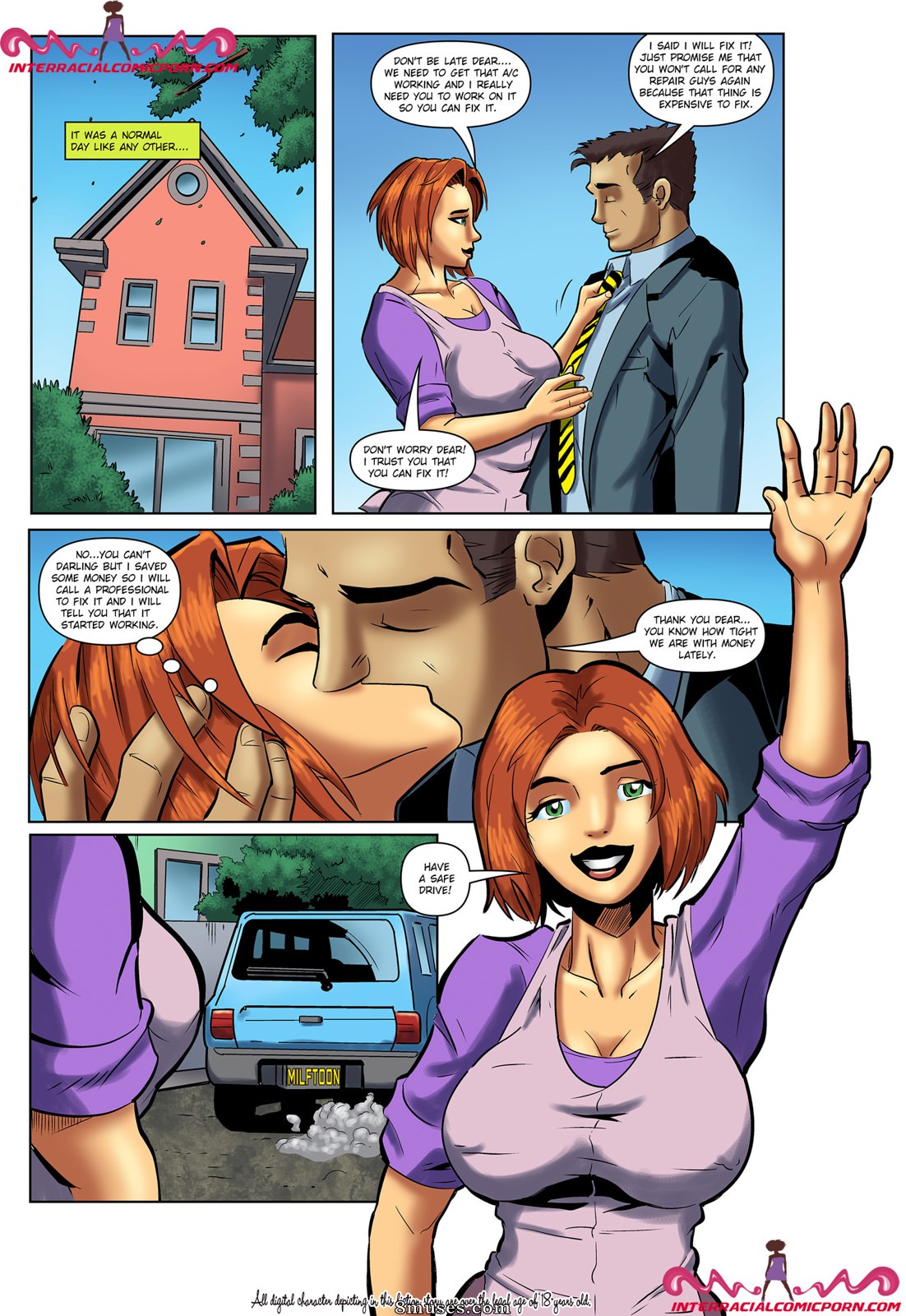 InterracialComicPorn.com Comics - El hombre AC - Página 1