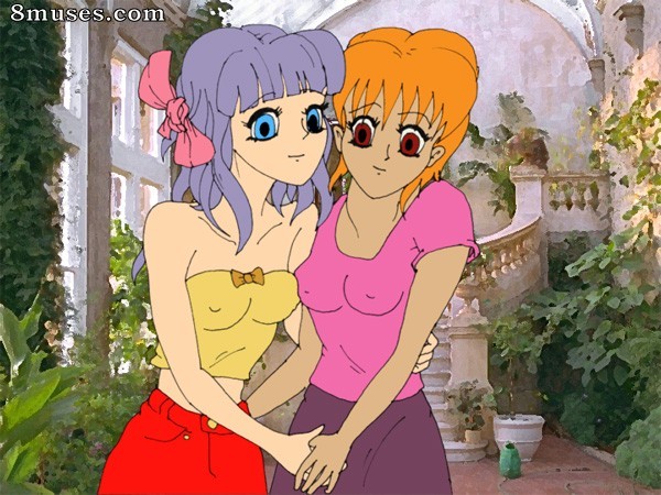 Cartoon Valley - Lesbian games of two sexy girlss near the pool - Page 1