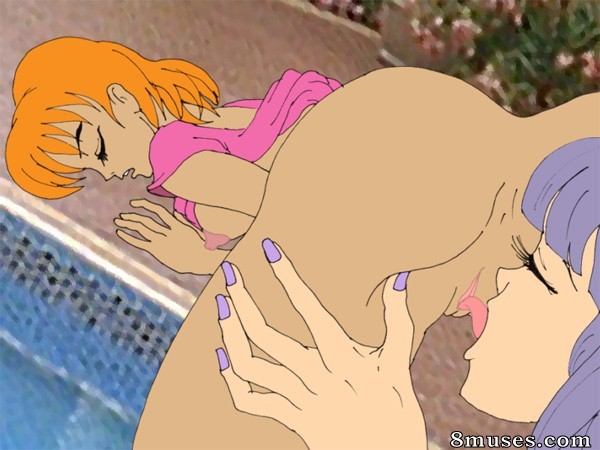 Cartoon Valley - Jeux lesbiens de deux filles sexy près de la piscine - Page 13