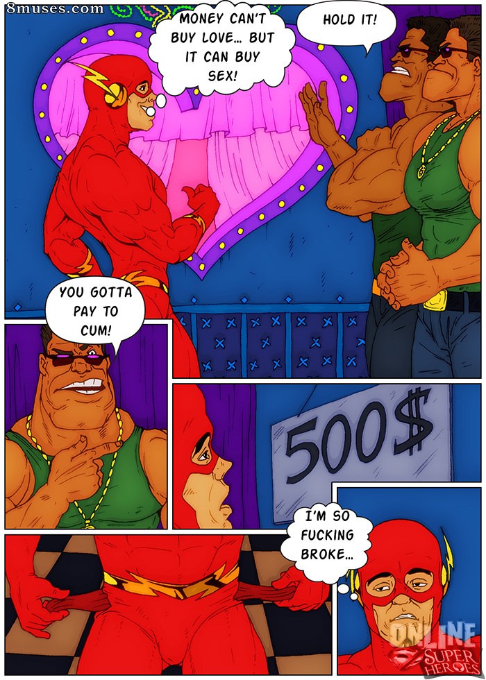 Online Superheroes Comics - Flash dans une maison close - Page 1