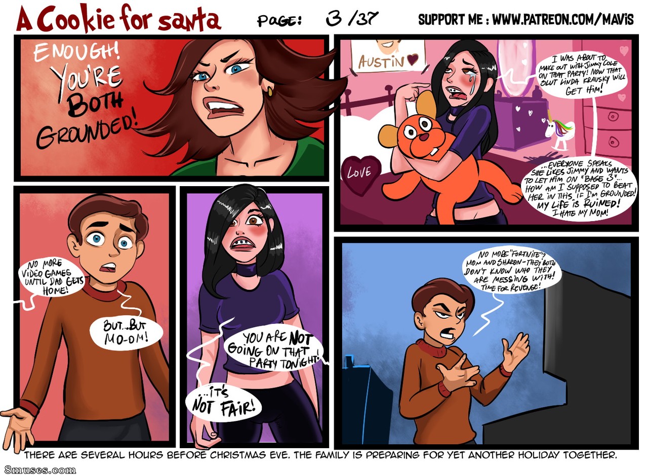 Mavis Rooder Comics - Um biscoito para o papai noel - Página 4