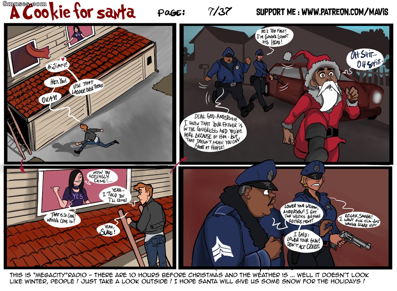 Mavis Rooder Comics - Um biscoito para o papai noel - Página 8