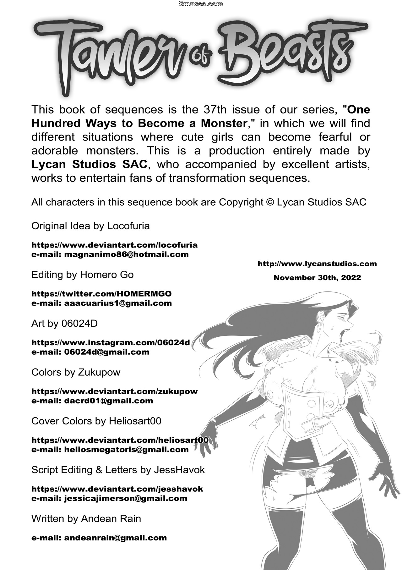 Locofuria Comics - 100 Ways to Become a Monster 37 - Tamer of Beasts - Page 3
