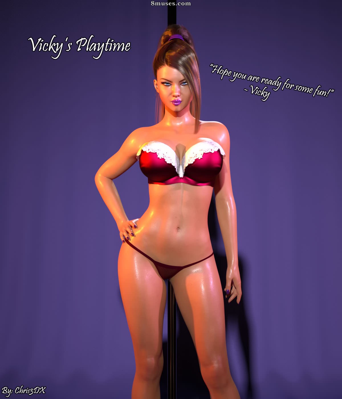 Chris3DX - Vickys Playtime - Page 1